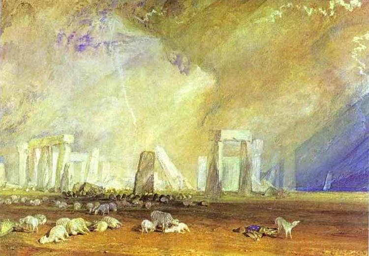 J.M.W. Turner Stonehenge.